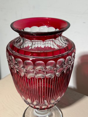 Art Deco Crystal Antinea Vase from Val St Lambert, 1926 for sale