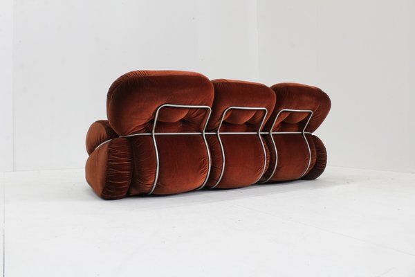 Vintage Okay Sofa by Adriano Piazzesi, 1970s for sale at Pamono