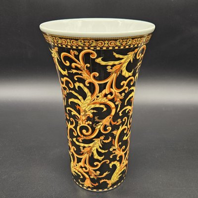 Vintage Porcelain Vase by Gianni Versace for Rosenthal, 1991