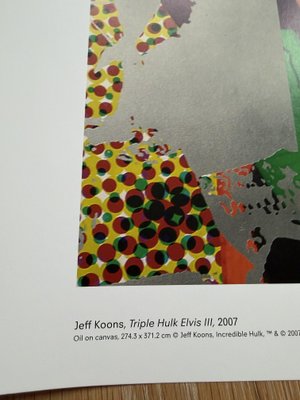 Jeff Koons, Triple Hulk Elvis III, 2007, Print for sale at Pamono