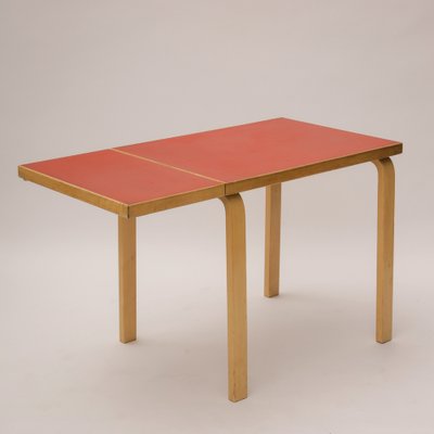 Blue Laminate Dining Table or Desk attributed to Alvar Aalto for
