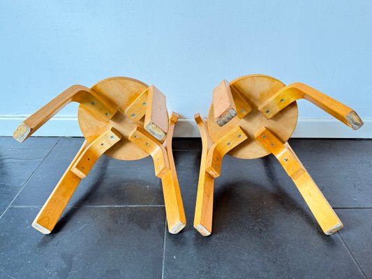 Vintage Scandinavian Model 68 Children's Chair in Plywood and