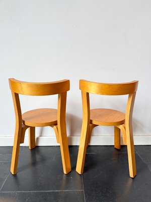 Vintage Scandinavian Model 68 Children's Chair in Plywood and