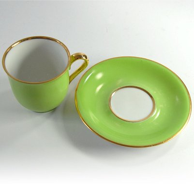 set caffè vintage francesi tazze in ceramica fiori - Italy