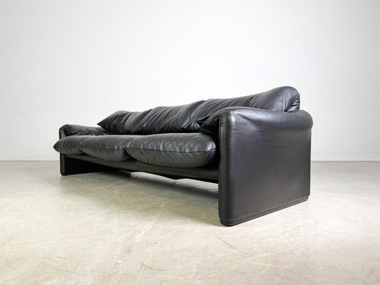 Maralunga 3-Seater Sofa by Vico Magistretti for Cassina for sale