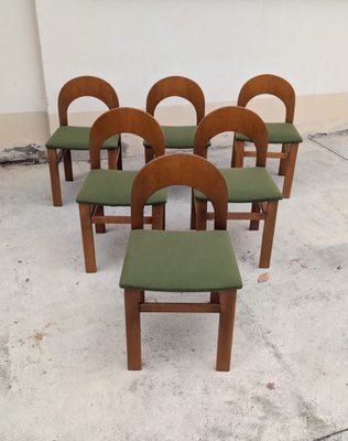 Sedie Arcadia di Caraceni per Tagliabue, anni '70, set di in