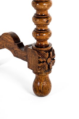 Victorian Carved Oak Hall Table for sale at Pamono