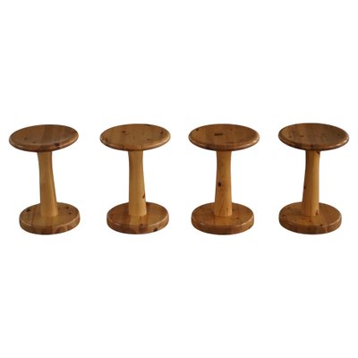 スツール Rainer Daumiller Pine Stool 1970s Two Rainer Daumiller