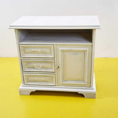 Kleines weißes Sideboard aus Holz bei Pamono kaufen