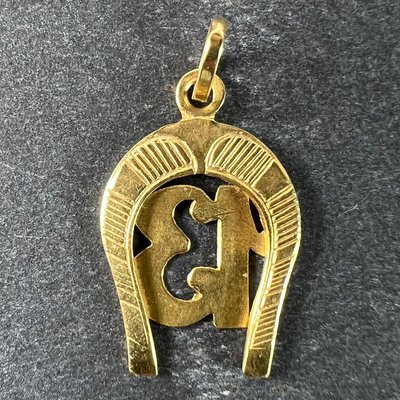 Collana Portafortuna 20'' Con Ciondolo In Vetro Di Murano E Ottone, Oro 18 Carati, Brasile