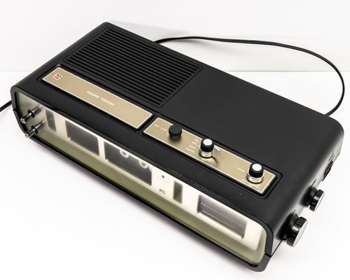 National Panasonic Rc 707b Alarm Radio Flip Clock, 1972 for sale