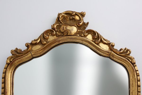 Vergoldeter Vintage Barock Spiegel im Louis XV Stil, Frankreich, 1950er bei Pamono kaufen