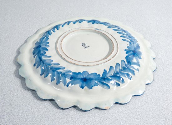 Piatto in ceramica dipinto a mano di Mazzotti Albisola in vendita