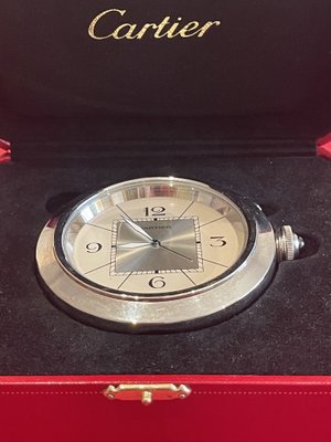 Pasha Travel Alarm Clock from Cartier, 2000s for sale at Pamono