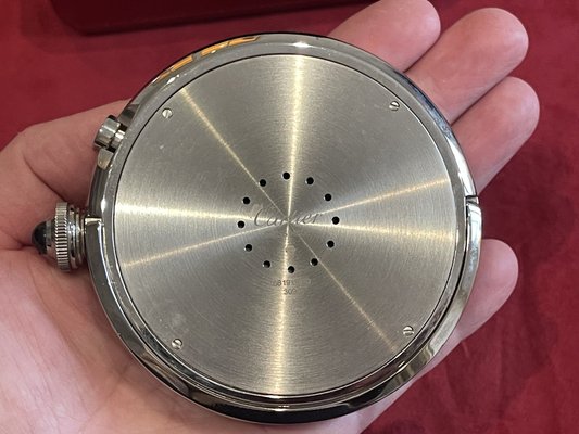 Pasha Travel Alarm Clock from Cartier, 2000s for sale at Pamono