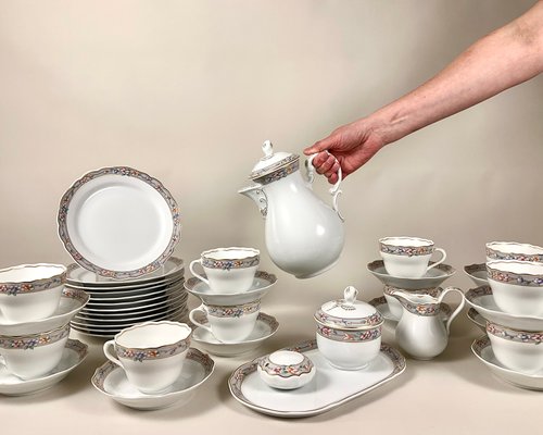 Porzellan Teeservice von Hutschenreuther, Deutschland, 1980er, 29 . Set bei Pamono kaufen