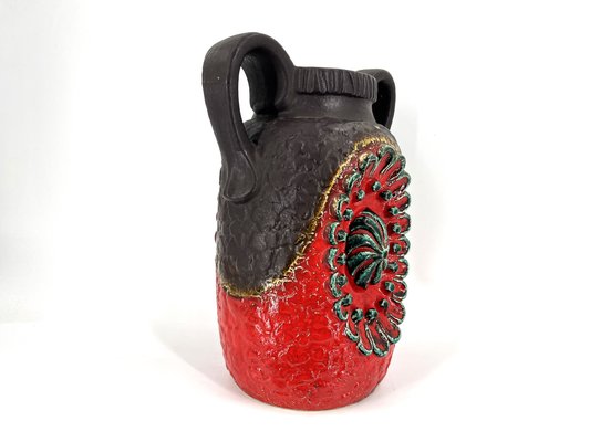 1960年代 Dümler＆Breiden fatlava XLsize Vintage Fat Lava Vase in Ceramic by Dümler & Breiden, 1960s for