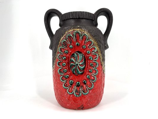 Vintage Fat Lava Vase in Ceramic by Dümler & Breiden, 1960s for