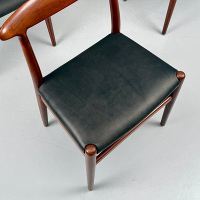 W2 Chairs in Teak by Hans J. Wegner for C.M. Madsen, Denmark