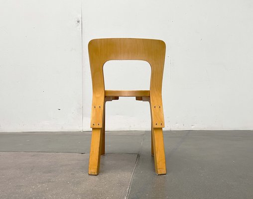 Vintage Red Linoleum N65 Children's Chair by Alvar Aalto for Artek