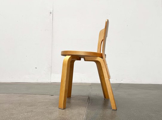 Vintage Red Linoleum N65 Children's Chair by Alvar Aalto for Artek