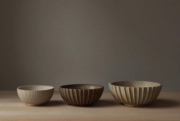 Large Art Deco Stoneware No. 189 Bowl by Arne Bang, Denmark, 1930s