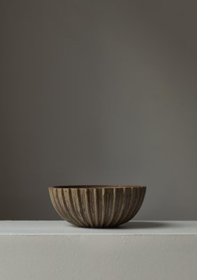 Large Art Deco Stoneware No. 189 Bowl by Arne Bang, Denmark, 1930s