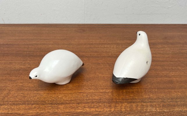 Vintage Handmade Ceramic Riekko Bird Whistles from Punainen Paja