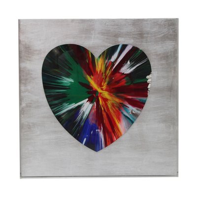 Damien Hirst, Heart Spin Painting, 2009, Acrylic Artwork for sale