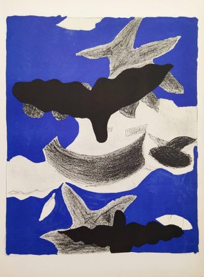 Paul Braque Epreuve d'artiste リトグラフ Georges Braque, Carnets intimes de Braque V, 1955, Lithograph for