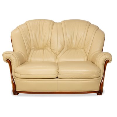 Nieri イタリアン ブランド カウチ ソファ 中古 Leather Two-Seater Sofa from Nieri for sale at Pamono