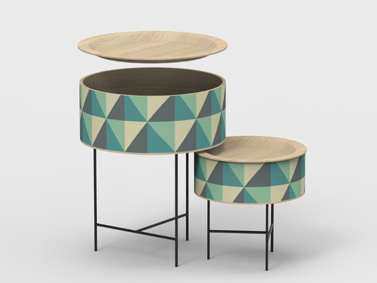 Tabouret Nesting Side Tables by Zpstudio for Dialetto Design