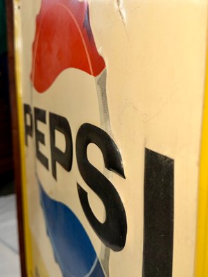 Pepsi Cola Enamel Advertising Sign, 1940s for sale at Pamono