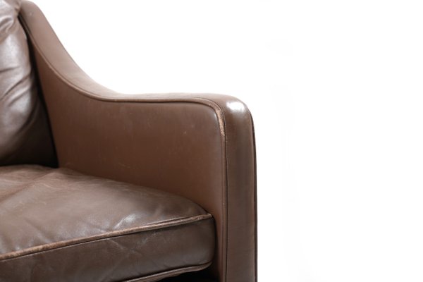 Model 2208 Leather Sofa By Børge, Hughes Leather Reclining Sofa