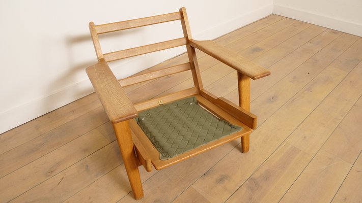 Vintage Model GE290 Lounge Chair by Hans Wegner for Getama for