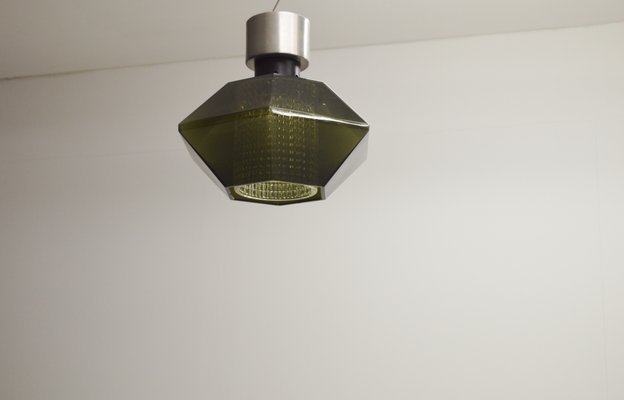 Mid Century Green Glass Ceiling Light By Carl Erlund For Orrefors Mid Century Green Glass Ceiling Light By Carl Erlund For Orrefors 3