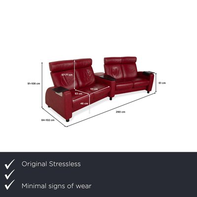 Fauteuil stressless rouge d'occasion - Ameublement
