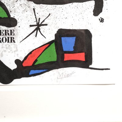 Joan Mirò, Composition from DLM, Lithograph Magzine Page for sale