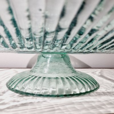 Große Mid-Century Art Glas Servierschale, 1970er bei Pamono kaufen