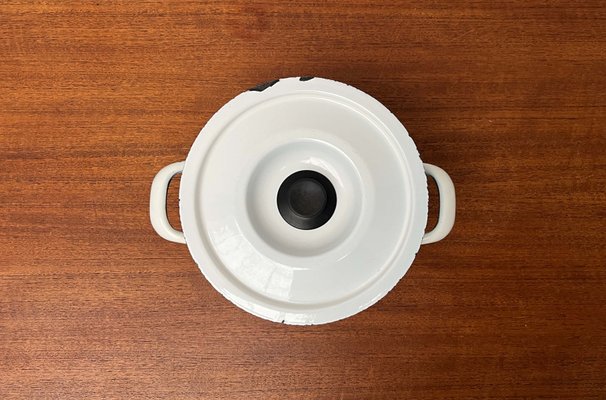 Mid-Century Modern Vegeta Series Enamel Pot by Esteri Tomul for