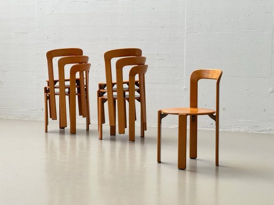 ダイニングチェア Bruno Rey / Bruno Chair 3300 Model 3300 Chairs by Bruno Rey for Dietiker, 1980s for sale at Pamono