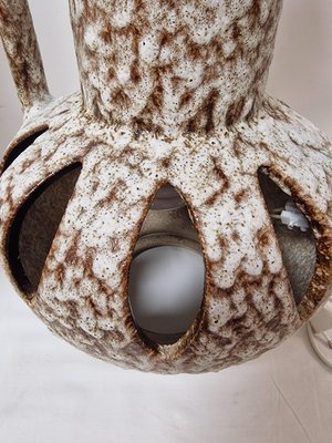 Westdeutsche Vintage Tischlampe aus Keramik, 1970er bei Pamono kaufen