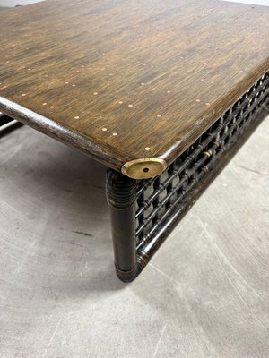 希少 1975's B&B アフラ&トビア・スカルパ ラタン テーブル 希少