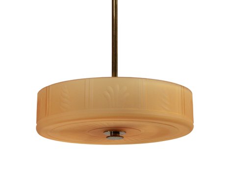 Swedish Ceiling Light From Orrefors 1930s For Sale At Pamono