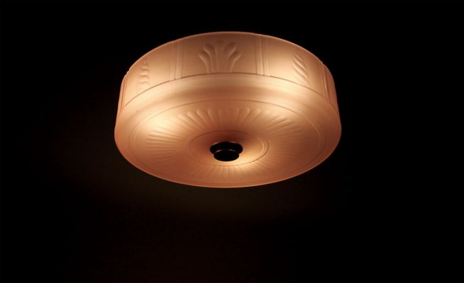 Swedish Ceiling Light From Orrefors 1930s For Sale At Pamono