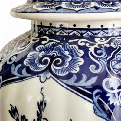 Vase en céramique bleu de Delft peint à la main | €30