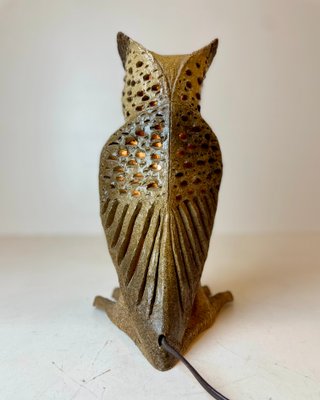 Ceramic Owl Table Lamp, 1960s for sale at Pamono