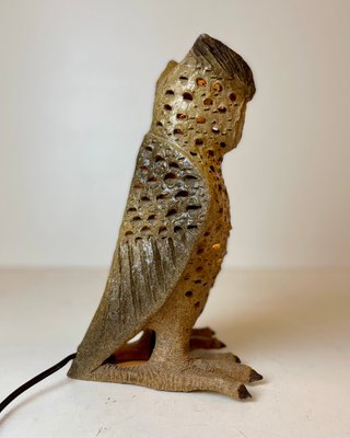 Ceramic Owl Table Lamp, 1960s for sale at Pamono