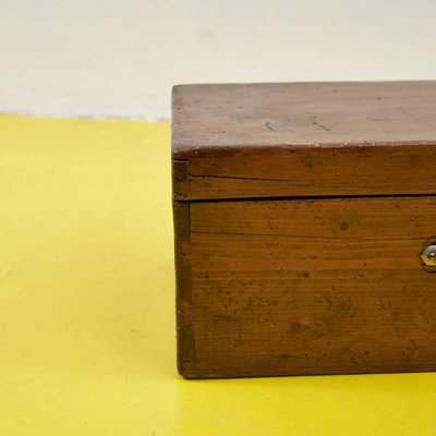 Antique Wooden Box with Dividers for sale at Pamono