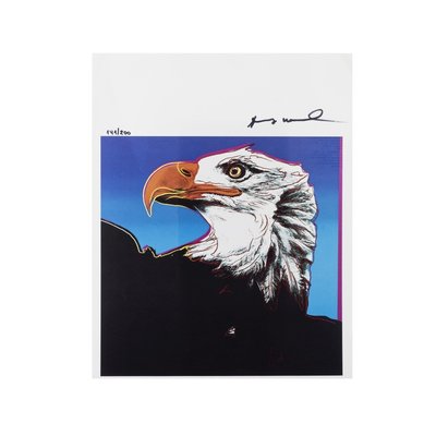 Andy Warhol, Bald Eagle 1983, 1987, Silkscreen Print for sale at